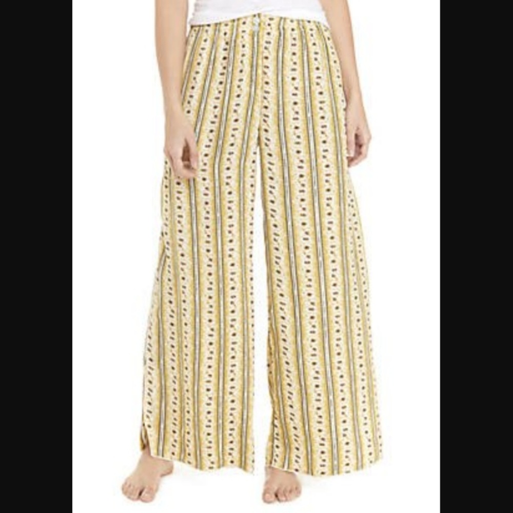 Free People Take Your Tie Off Wide Leg Pants NWT - Picture 5 of 7